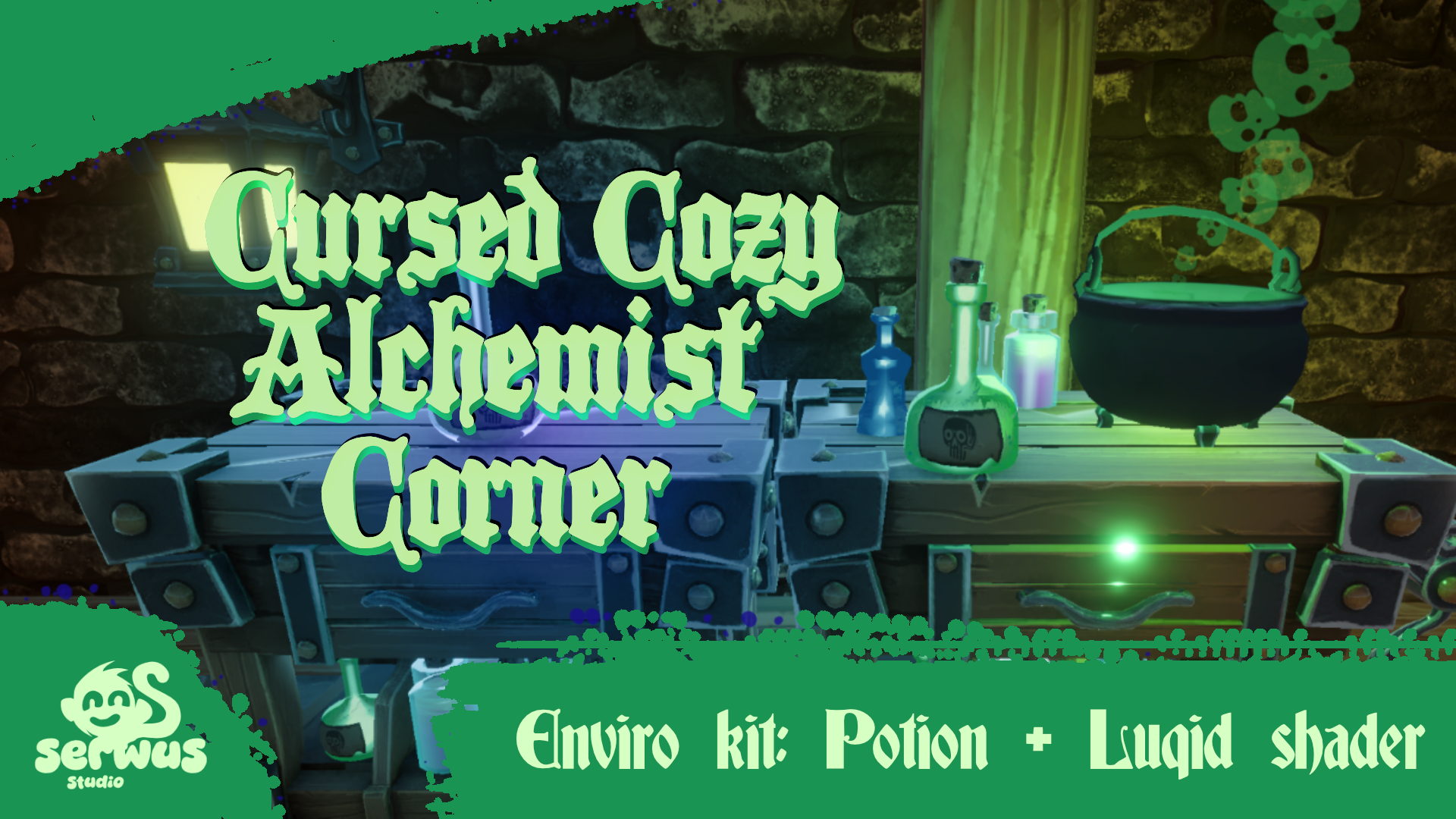 Alchemist's Corner pack banner with the title